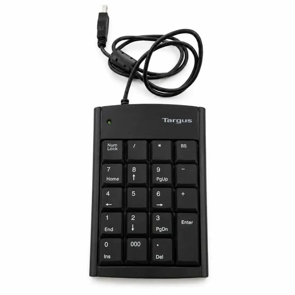 Targus Numeric Keypad with 2 USB Ports Model PAKP004A